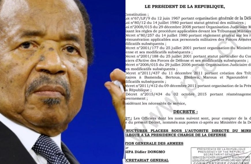 President Biya Dismisses Judge Incharge Of Martinez Zogo Case